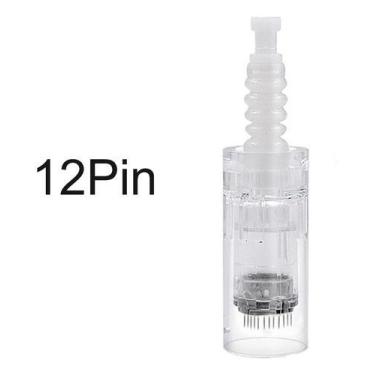 Imagem de Kit 10 Micro Agulhas Rosca Caneta Derma Elétrica Dermapen - oem