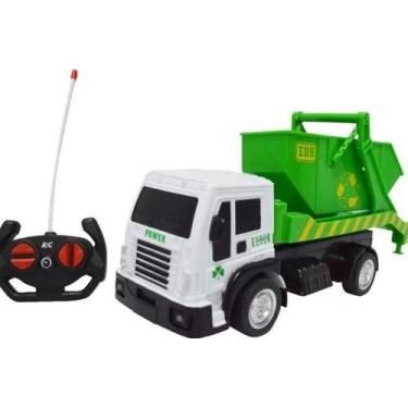 Imagem de Brinquedo Caminhão de Reciclagem de Controle Remoto. - toys king