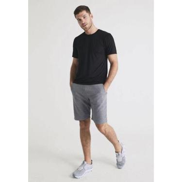 Imagem de Camiseta Masculina Preta Lisa Básica 100% Algodão - La'Oase, Preto, G,