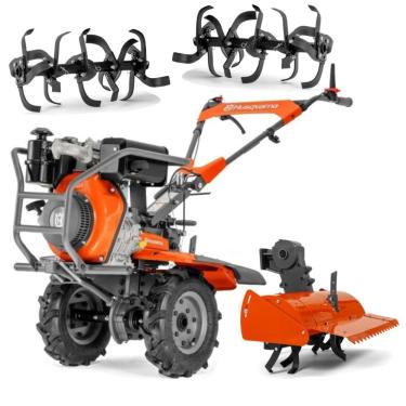 Imagem de MotoCultivador Husqvarna TF545DE + Descompactador de Solo