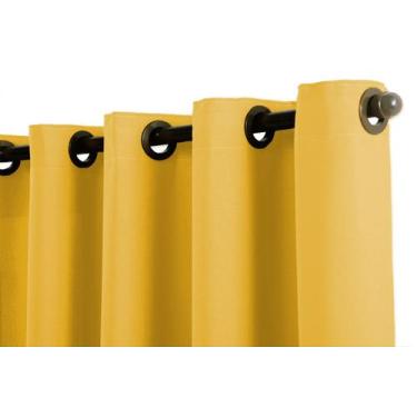 Imagem de Cortina Oxford Para Sala 3,00x1,80m Kit Completo Com Varão - Armazém d