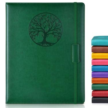 Imagem de Caderno de diário forrado Biuwory A4 256 páginas, capa dura, couro