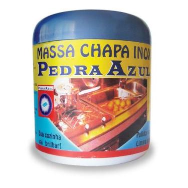 Imagem de Massa para Chapa de Inox 350g Pedra Azul