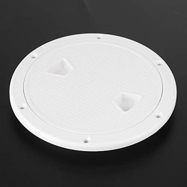 Imagem de MARINE ABS ROUNDED DECK TAMPA INSPEÇÃO HATCH YACHT RV BARCO ACESSÓRIOS BRANCO 4 POLEGADAS 6 POLEGADAS 8 POLEGADAS (15,2 cm/6 pol.)
