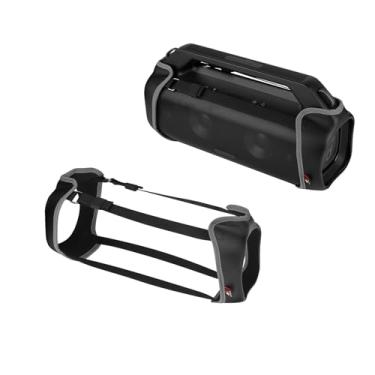 Imagem de ZLiT Capa protetora de viagem para alto-falante portátil Anker Soundcore Motion Boom Plus (cinza)