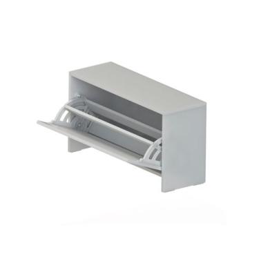 Imagem de Sapateira 1 Porta 2 Prateleiras Multivisão Vai e Vem, Branco