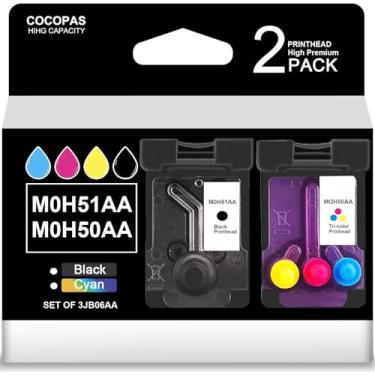 Imagem de HIHG Pages 3JB06AA (BK e Tri-Color) M0H51AA M0H50A Cabeça de impressão GT51 GT52 Compatível com HP Tank GT5810 GT5820 GT5822 Tanque 310 311 315 318 319 410 411 415 415 18 41 9 Combo