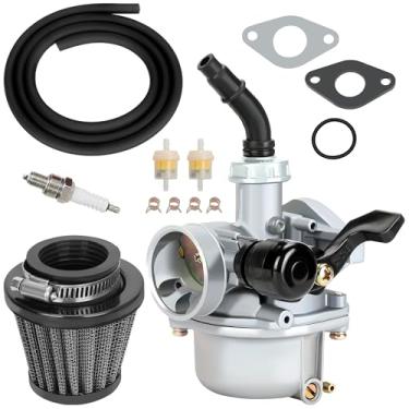Imagem de YOXUFA Carburador PZ19 19 mm Carburador para 125cc 110cc 50cc 70cc ATV Pit Dirt Bike Coolster Apollo Baja Kazuma Falcon TaoTao DB10 DB24 GK110 Chinese Quad 4 Wheel Parts Preto