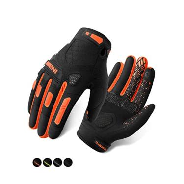 Imagem de Luvas de mountain bike INBIKE MTB para tela sensível ao toque com EVA espesso acolchoado e proteção de articulação TPR para BMX MX ATV motocicleta