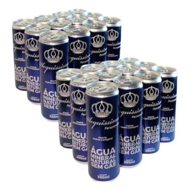 Imagem de Água Natural Acquissima Lata 350ml  Pack 36 Unidades Ph 6,5 - AQUI DA 