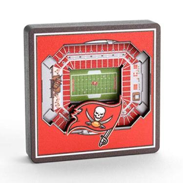 Imagem de YouTheFan Ímã NFL Tampa Bay Buccaneers - Raymond James Stadium 3D StadiumView Magnet3D StadiumView, cores do time, pequeno (8493502)