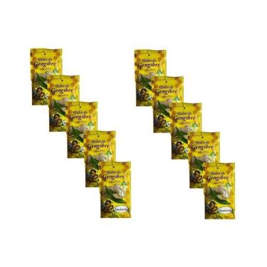 Imagem de Kit Com 10 Pacotes Bala De Gengibre E Mel 40g Amatuvida