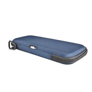 Imagem de Platypus Golf Co. Capa Caddie – Suporte de luva com modelador rígido articulado – Capa protetora rígida e organizador com compartimentos de armazenamento para telefone, camisetas, ferramentas de divot, marcadores de bola – para luvas de mão esquerda, azul-marinho