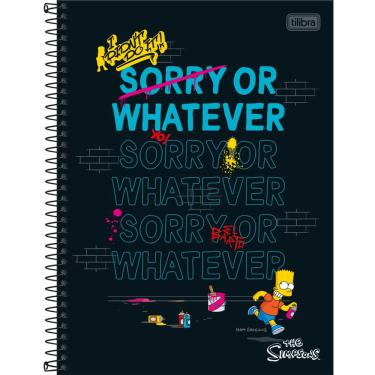 Imagem de Caderno Universitário Simpsons 10 Matérias 160 Folhas A4 Tilibra Capa Dura