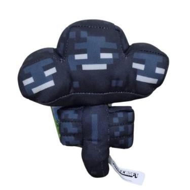 Imagem de Pelúcia Wither Boss Minecraft 12cm Coleção Mojang - Multikids