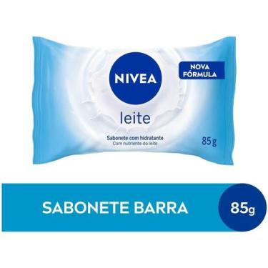 Imagem de Kit c/ 3 Sabonete Em Barra Hidratante Leite 85g Nivea