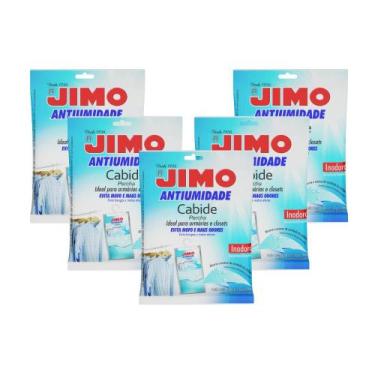 Imagem de Kit Com 5 Anti Umidade Cabide 250g Desumidificador Para Guarda Roupa A