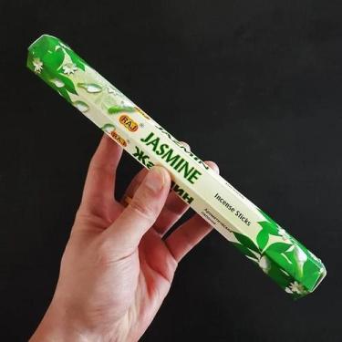 Imagem de Sândalo Natural Branco Sálvia Jasmim Incenso Varas 20 Para Casa Fragrâ