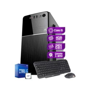 Imagem de PC Computador CPU Intel Core i5 4GB Memória ram SSD 240GB - PC Master 