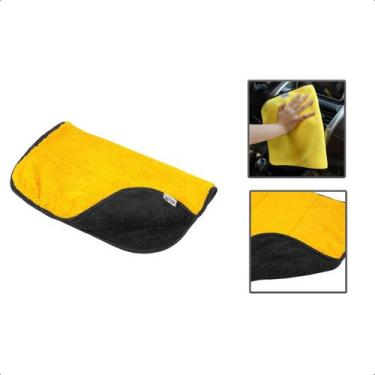 Imagem de Toalha Microfibra 45x38 cm Dupla Face Supermacia Automotiva - Vonder