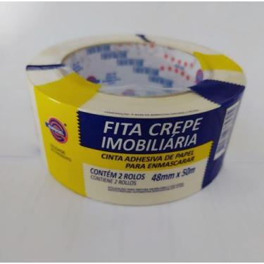 Imagem de Fita Crepe Imobiliária 48mm x 50m Eurocel
