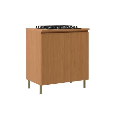Imagem de Balcão para Cooktop 4 Bocas 2 Portas Em MDF Florença Móveis Sul - Angelin