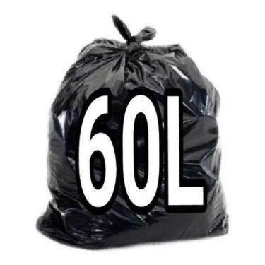 Imagem de Saco De Lixo Preto 60 Litros C/ 100 Unidades - HIGIPACK