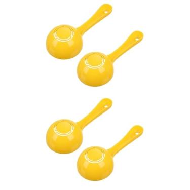 Imagem de BESTOYARD 4 Peças De Colher Arroz Meia Redonda Plástico Para Louça, Raspadinha, Concha Silicone, Colheres Degustação, Espátula Japonesa, Misturador Bolas Em Pé