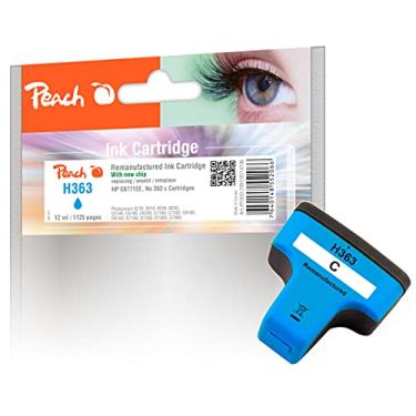 Imagem de Peach Cartucho de impressora PI300 18-299 compatível com HP Nº 363 °C8771EE Ciano