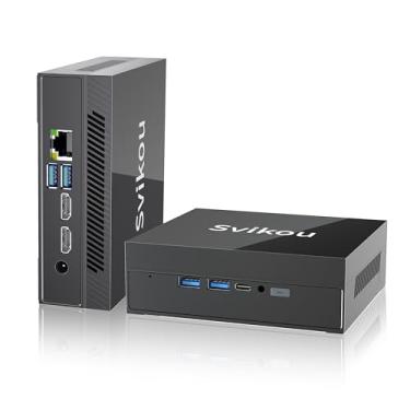 Imagem de Svikou Minicomputador Win 11 Pro Intel N5105 (Até 2,9 Ghz) Ddr4 16 Gb De Ram 512 Gb Ssd Mini Pc 4M Smart Cache Suporte Wi-Fi De Banda Dupla/Saída 4K A 60 Hz/Tipo C/Usb 3.0/Hdmi/Lan (16+512 Gb)