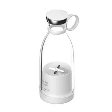 Imagem de Liquidificador Portátil de Vidro Temperado – Tampa Inox, Lâmina Afiada e Carregamento por Indução – Ideal para Sucos e Shakes – Compacto, Resistente