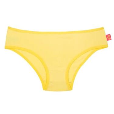 Imagem de Calcinha Infantil Juvenil Sanny Macia Resistente Poliamida, Amarelo, P