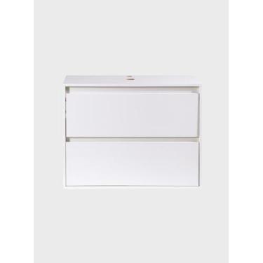 Imagem de Gabinete para Banheiro 80cm Mdf Dubai - On Móveis, Branco