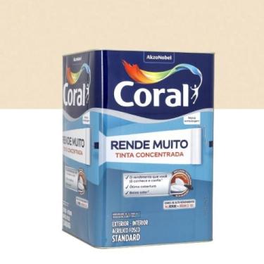 Imagem de Tinta Acrílica Fosca Rende Muito Areia 16l - Coral