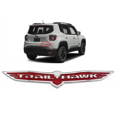 Imagem de Emblema Traseiro Letreiro Trailhawk Jeep Renegade 2015 a2020 - Marcon
