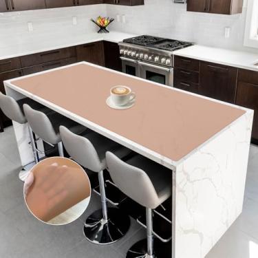 Imagem de Tapetes de silicone para balcão de cozinha, 120 cm x 60 cm, grande, resistente ao calor, ilha de cozinha, impermeável, 2 mm de espessura, tapete protetor de bancada, antiderrapante, extra grande