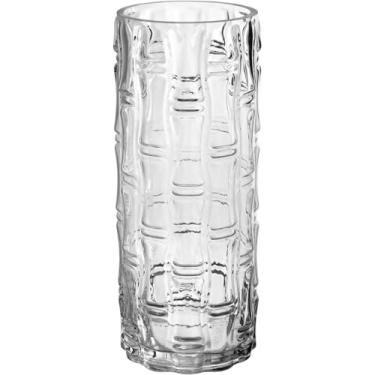 Imagem de VASO DECORATIVO ENFEITE CASA CILINDRO HOME&CO VIDRO 35X15X15CM TRANSPARENTE
