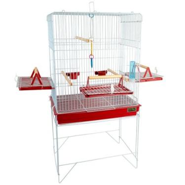 Imagem de Viveiro Calopsita Passaros Confort Triplex Grade Acessórios - Jelplast