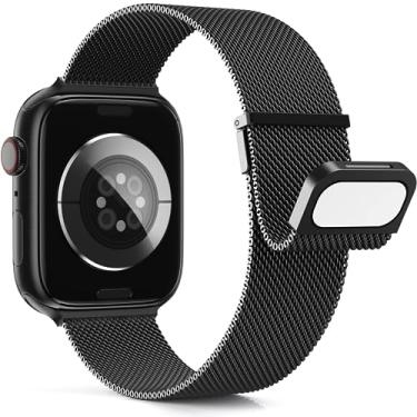 Imagem de HAOZHI Pulseira Magnético Compatível com Apple Watch 49mm 46mm 45mm 45mm 44mm 42mm 42mm...