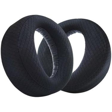 Imagem de UOWGA Almofadas De Substituição Para Fones Ouvido Sem Fio Sony Playstation 5 Ps5 Pulse 3D, Capas Tecido Malha Respirável, Acessórios Ouvido, Peças Reparo Pretas