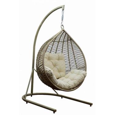 Imagem de Balanço suspenso Pingo com suporte - Corda náutica by DeckDecor. - Dec