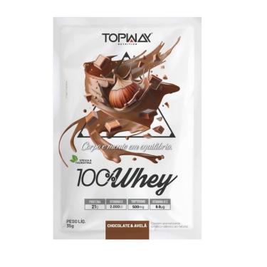 Imagem de Whey Protein Topway Chocolate Com Avela 10X35g