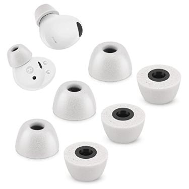 Imagem de Tang Town Pontas De Espuma Viscoelástica Para Samsung Galaxy Buds 2 Pro, Silicone Sem Dor, Reposição Antiderrapantes, Encaixe No Estojo Carregamento, Fones Ouvido Com Redução Ruído, 3 Pares (Médio,
