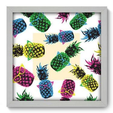 Imagem de Quadro Decorativo - Abacaxi - 33cm x 33cm - 347qdcb - Allodi