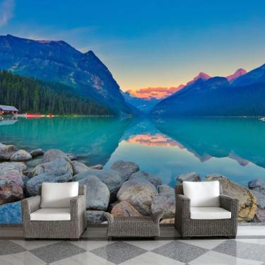 Imagem de Papel de Parede Paisagem Lago Natureza Sala Painel - 043pcp - Allodi