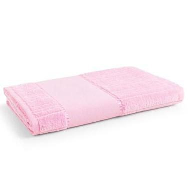 Imagem de Toalha de Banho para Bordar Stella Rosa Begônia Karsten, U