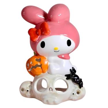 Imagem de Blue Sky Clayworks Hello Kitty My Melody Skull Candle House Pumpkin 24620