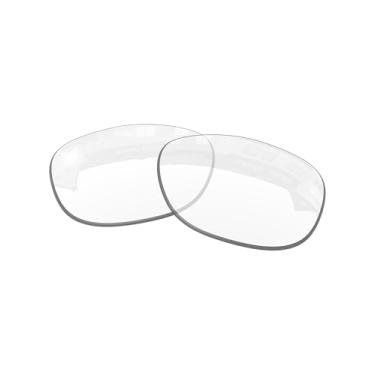 Imagem de OOWLIT Lentes de substituição compatíveis com óculos de sol Ray-Ban Meta Wayfarer RW4008 53 mm, Transparente, alta definição, One Size