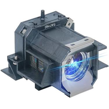 Imagem de QUJXU V13H010L39 Lâmpada de substituição para projetor ELPLP39 para projetor EMP-TW1000 EMP-TW2000 EMP-TW700 EMP-TW980 Home Cinema 1080 com caixa