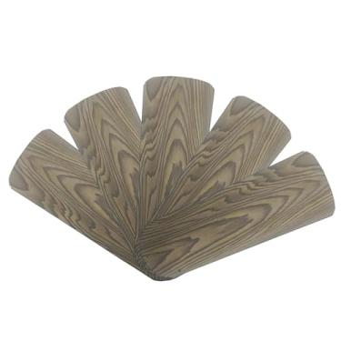Imagem de ZIYOUGOU Lâminas de ventilador de 40 cm - substituição para ventilador de teto de 106,7 cm (5 peças) - Listras cinza sujas.